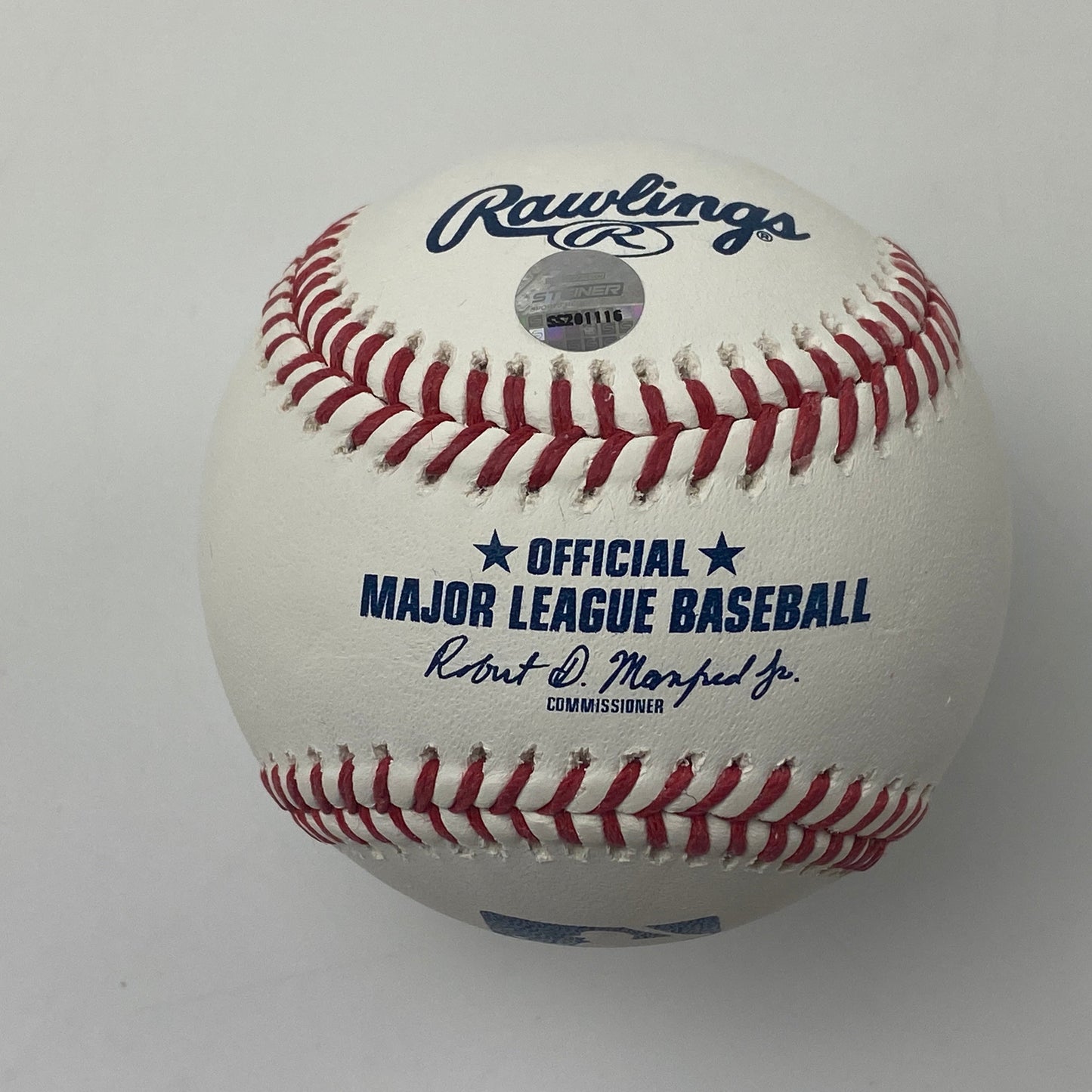 Autographed/Signed Jacob DeGrom Rawlings Official Major League Baseball ROML Steiner Sports COA Auto