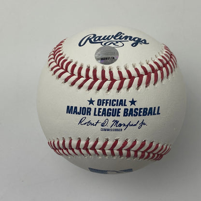 Autographed/Signed Jacob DeGrom Rawlings Official Major League Baseball ROML Steiner Sports COA Auto