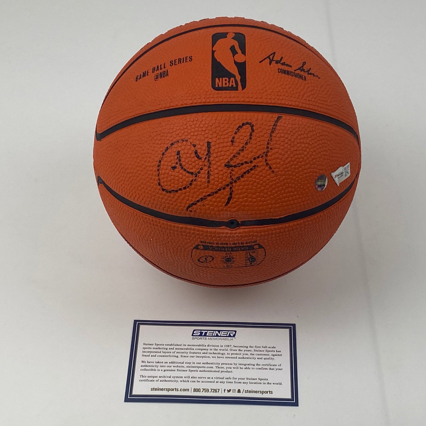 Autographed/Signed Chris Paul Phoenix Suns Spalding Mini Basketball Fanatics & Steiner Sports COA