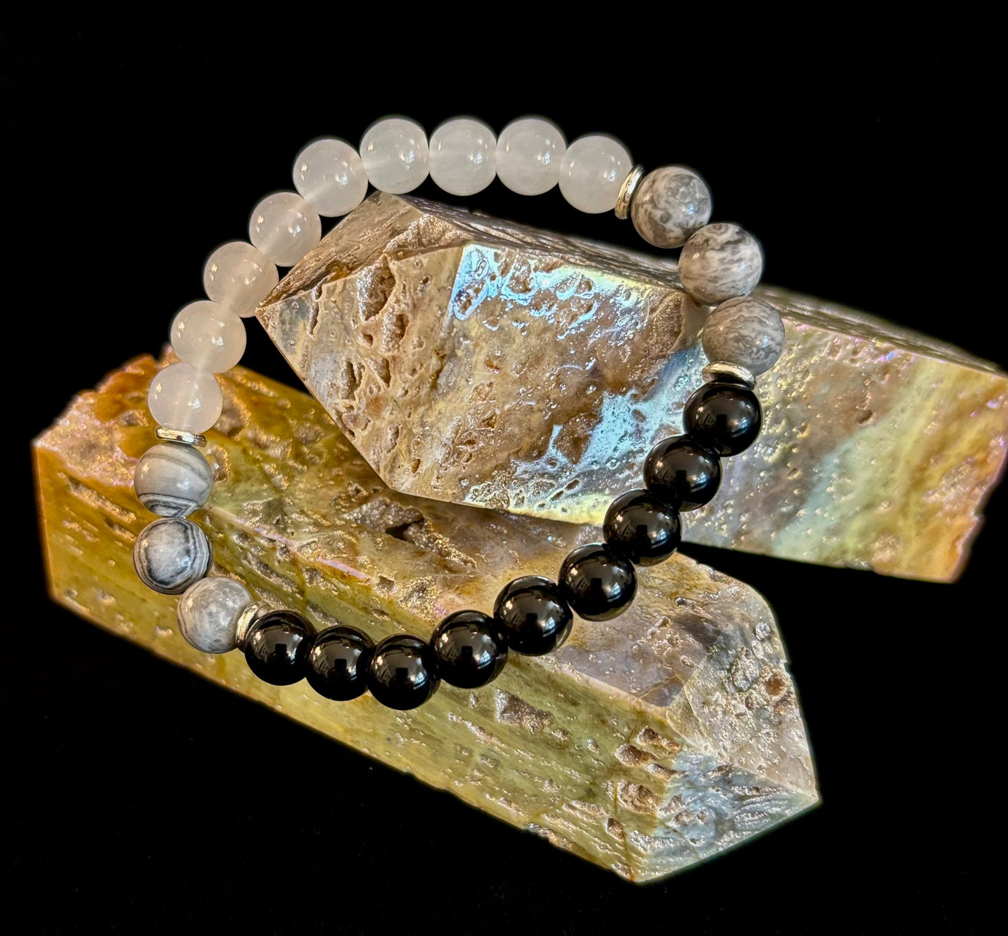 Wicked Fabulous Protection Trio Bracelet — Reiki-Infused Energy Shield