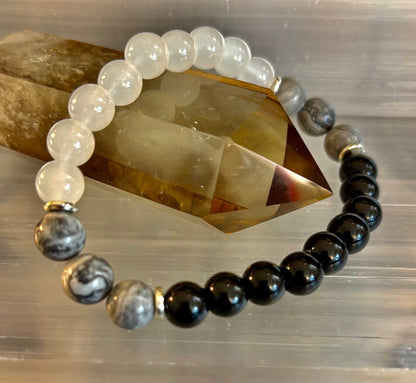Wicked Fabulous Protection Trio Bracelet — Reiki-Infused Energy Shield