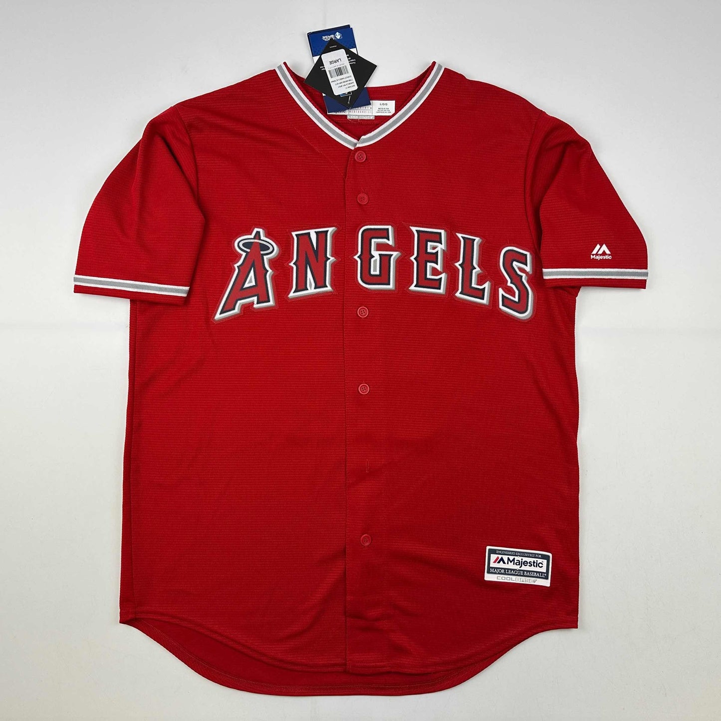 Autographed/Signed Shohei Ohtani Los Angeles Angels of Anaheim Red Majestic Authentic Baseball Jersey Fanatics COA