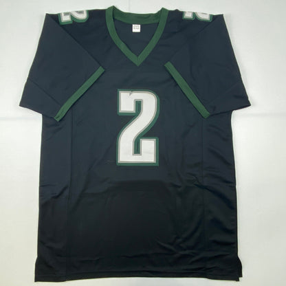 Autographed/Signed Darius Slay Jr. #2 Philadelphia Black Football Jersey JSA COA
