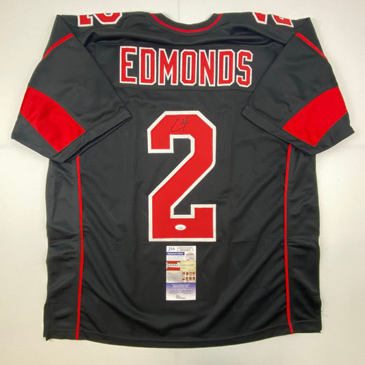 Autographed/Signed Chase Edmonds Arizona Color Rush Football Jersey JSA COA