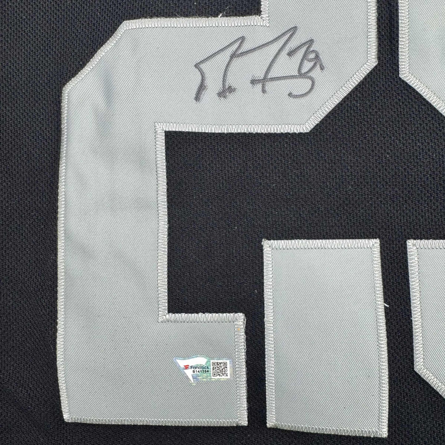 Autographed/Signed Marc-Andre Fleury Vegas Golden Knights Black Hockey Jersey Fanatics COA