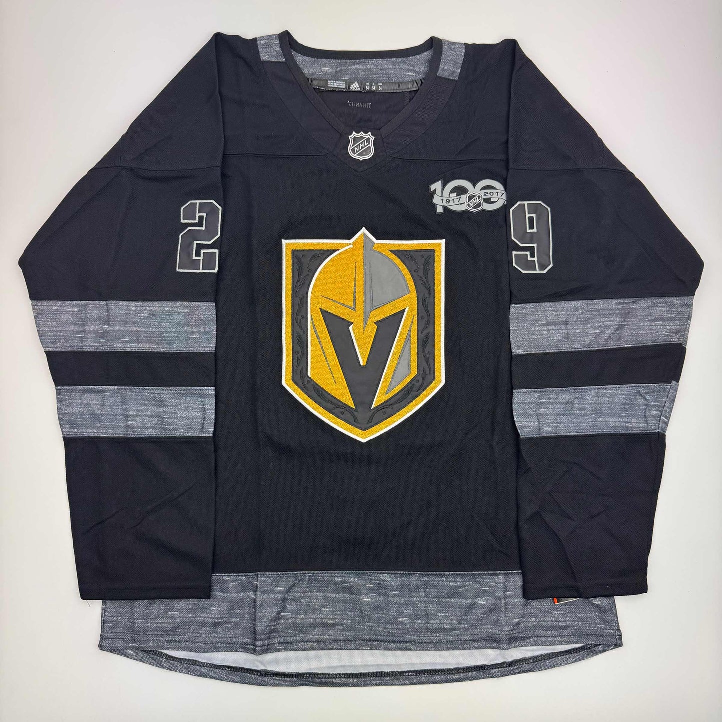 Autographed/Signed Marc-Andre Fleury Vegas Golden Knights Black Hockey Jersey Fanatics COA
