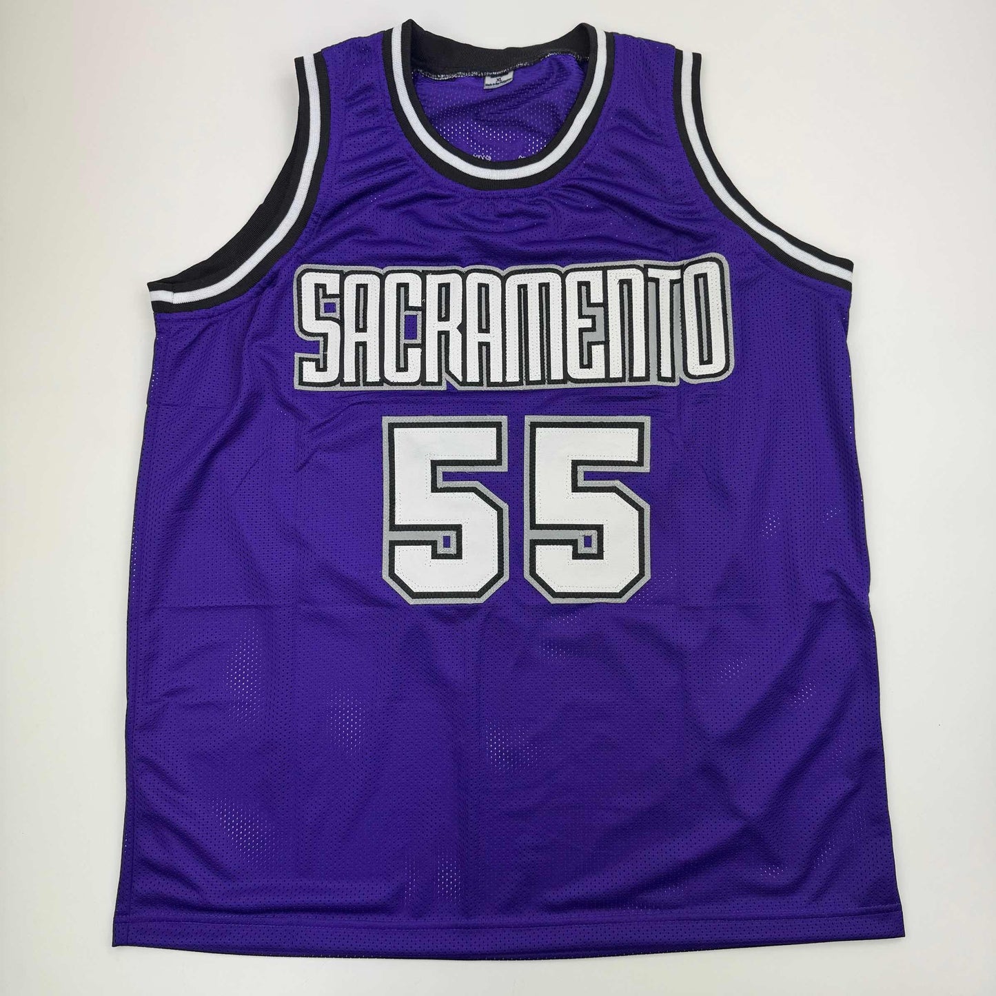 Autographed/Signed Jason Williams Sacramento Purple Basketball Jersey JSA COA