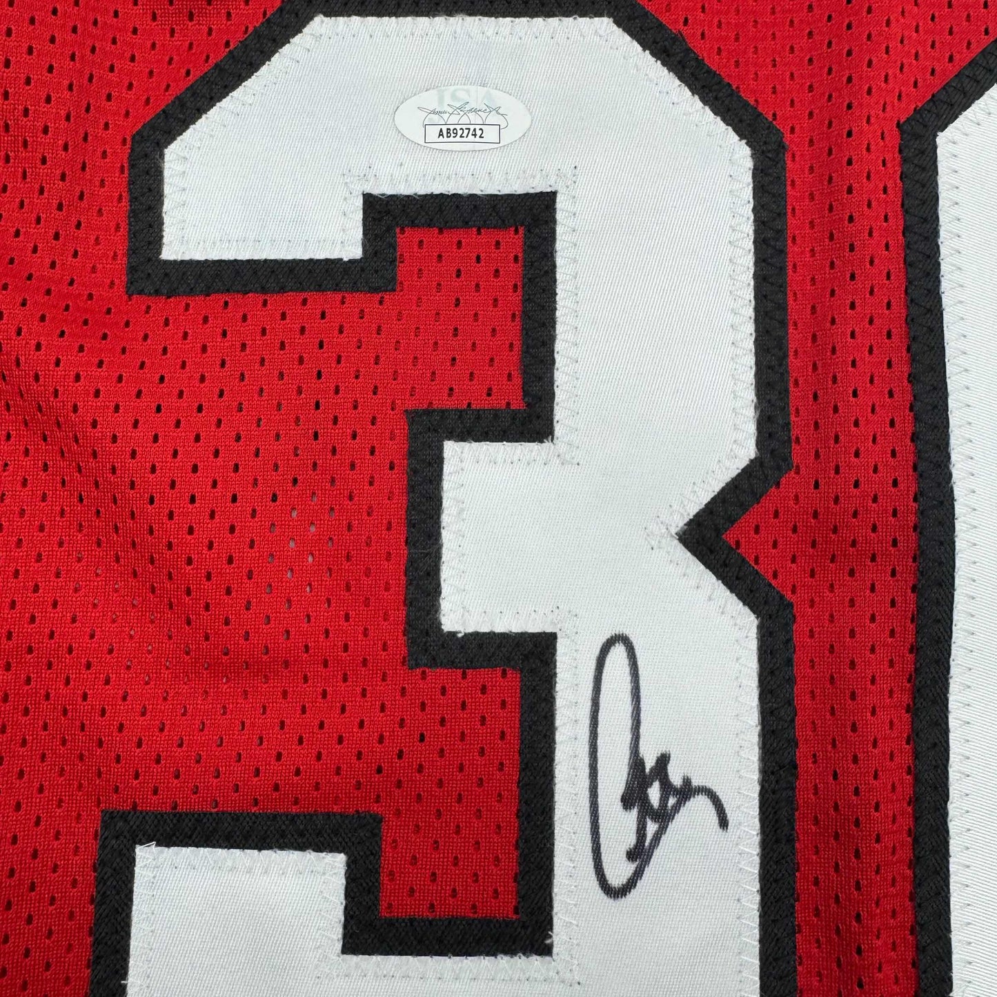 Autographed/Signed Stephen Steph Curry Davidson Wildcats Red College Basketball Jersey JSA COA