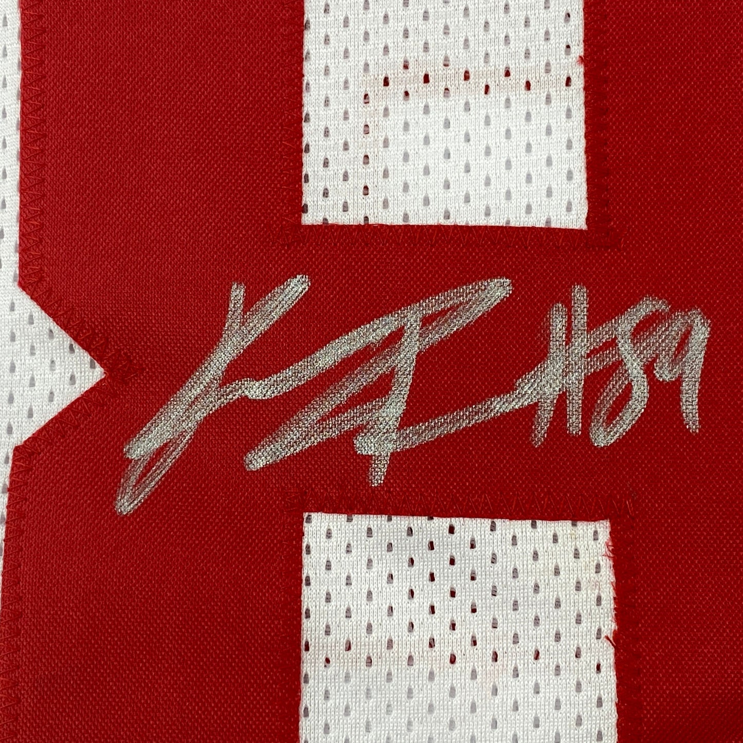 Autographed/Signed Kadarius Toney New York White Football Jersey Beckett BAS COA