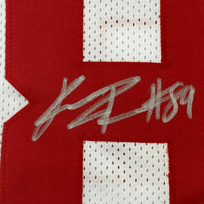 Autographed/Signed Kadarius Toney New York White Football Jersey Beckett BAS COA