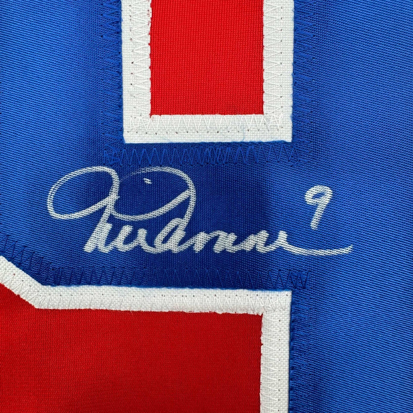 Autographed/Signed Mia Hamm Red Soccer Team USA United States World Cup Jersey Beckett BAS COA