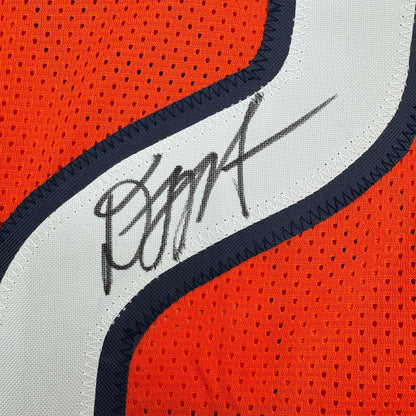 Autographed/Signed D.J. DJ Moore Chicago Orange Football Jersey Beckett JSA COA