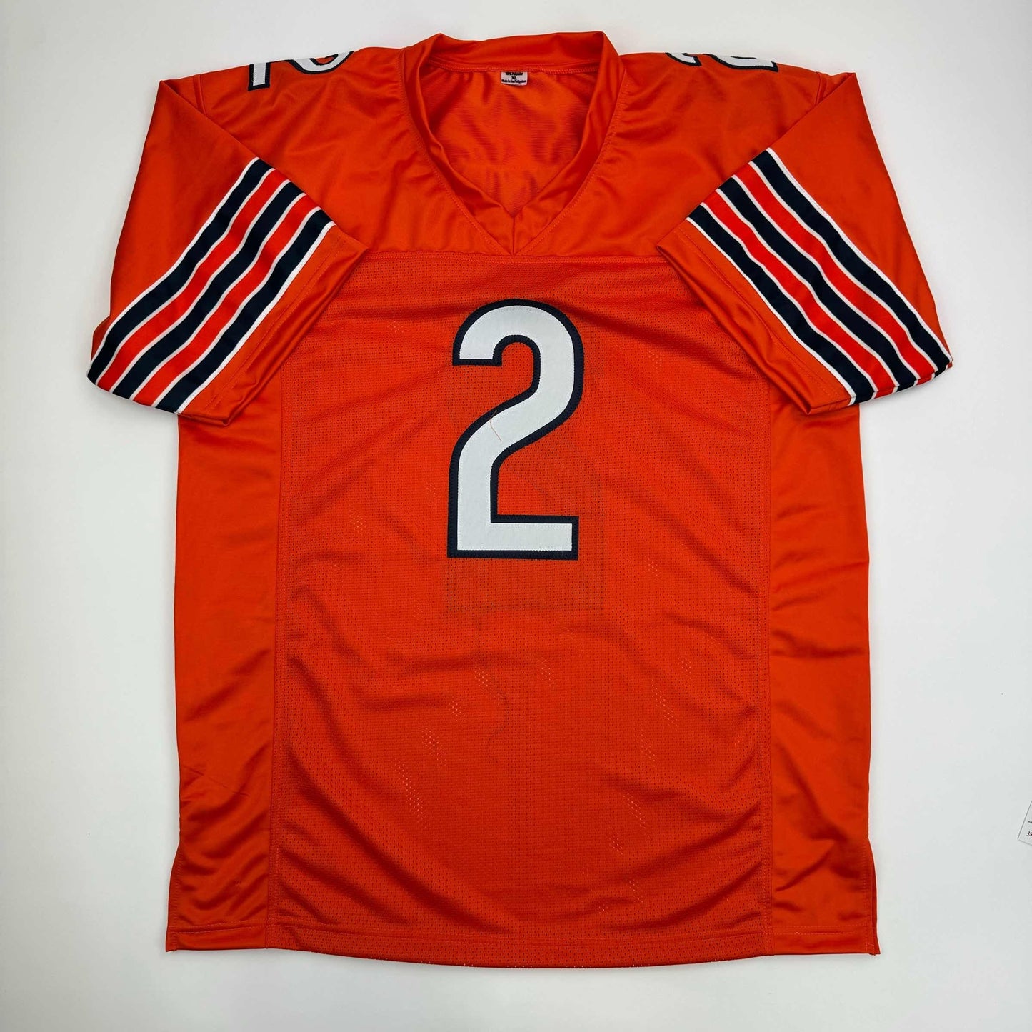 Autographed/Signed D.J. DJ Moore Chicago Orange Football Jersey Beckett JSA COA