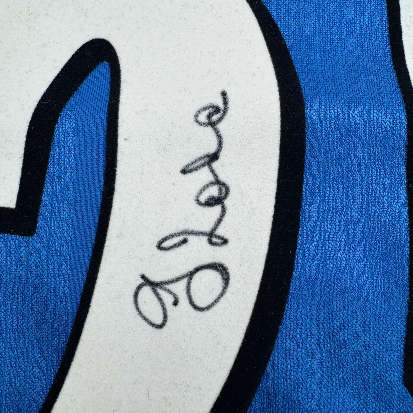 Autographed/Signed Gianfranco Zola Chelsea FC Blue Soccer Futbol Jersey Beckett BAS COA