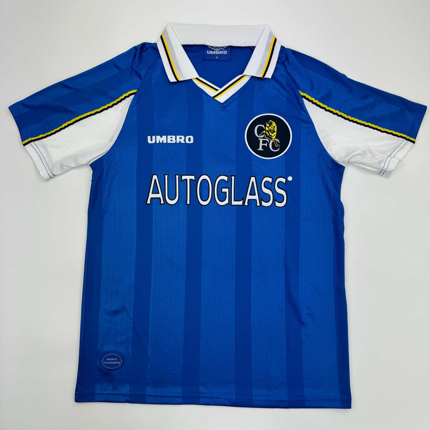 Autographed/Signed Gianfranco Zola Chelsea FC Blue Soccer Futbol Jersey Beckett BAS COA