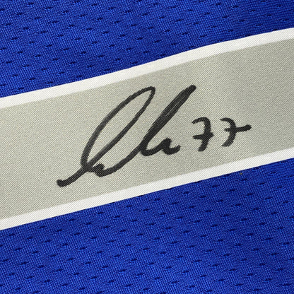 Autographed/Signed Luka Doncic Dallas Mavericks Blue Authentic Basketball Jersey Fanatics COA