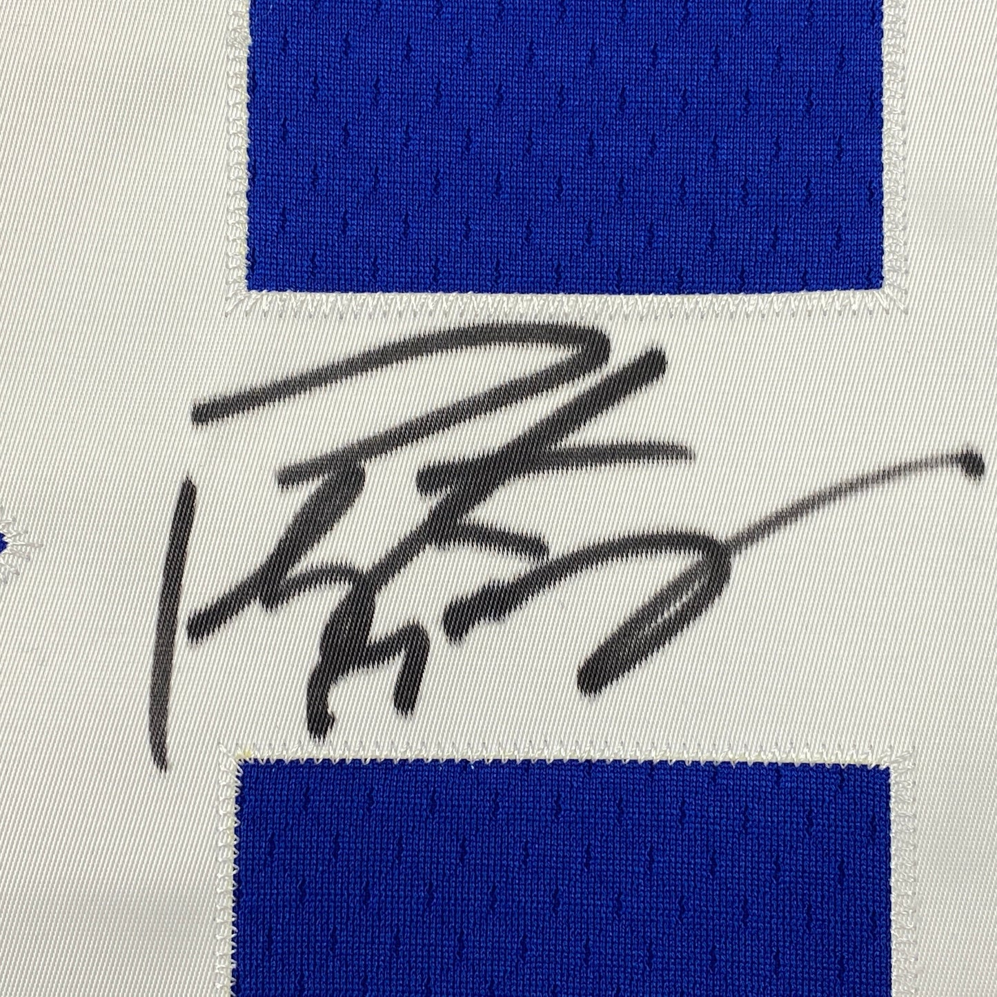 Autographed/Signed Peyton Manning Indianapolis Colts Authentic Blue Football Jersey Fanatics COA