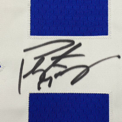 Autographed/Signed Peyton Manning Indianapolis Colts Authentic Blue Football Jersey Fanatics COA