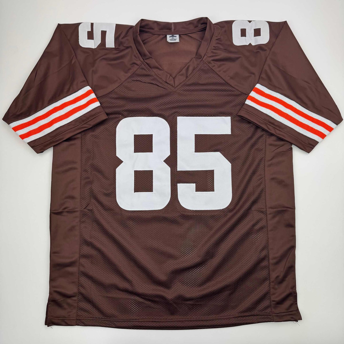 Autographed/Signed David Njoku Cleveland Football Brown Jersey Beckett BAS COA