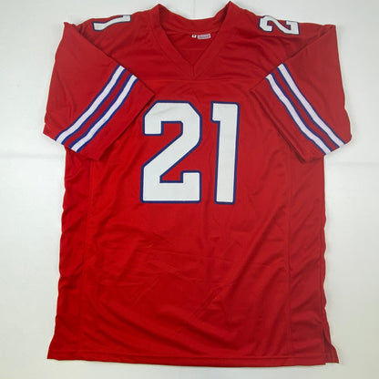 Autographed/Signed Jordan Poyer Buffalo Red Football Jersey JSA COA