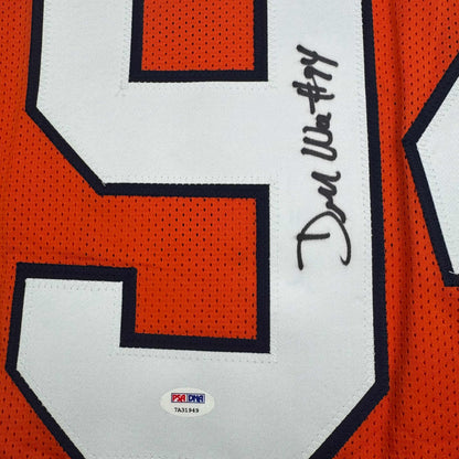 Autographed/Signed Demarcus Ware Denver Orange Football Jersey PSA COA