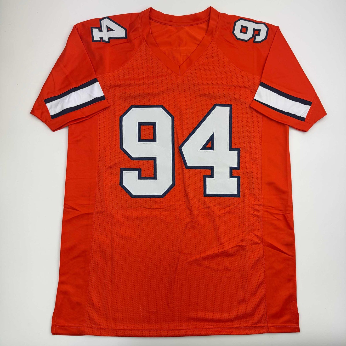 Autographed/Signed Demarcus Ware Denver Orange Football Jersey PSA COA