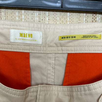 Anthropologie Women's Maeve Utility Barrel trousers