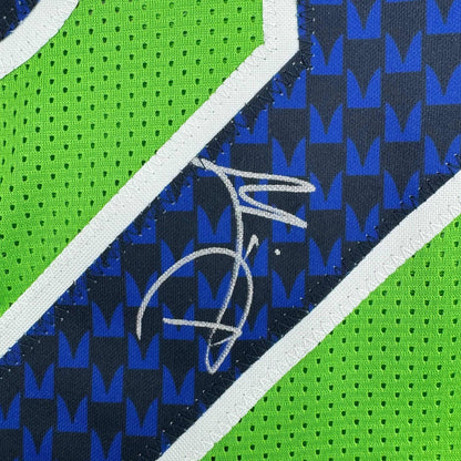 Autographed/Signed Devon Witherspoon Seattle Green Football Jersey JSA COA