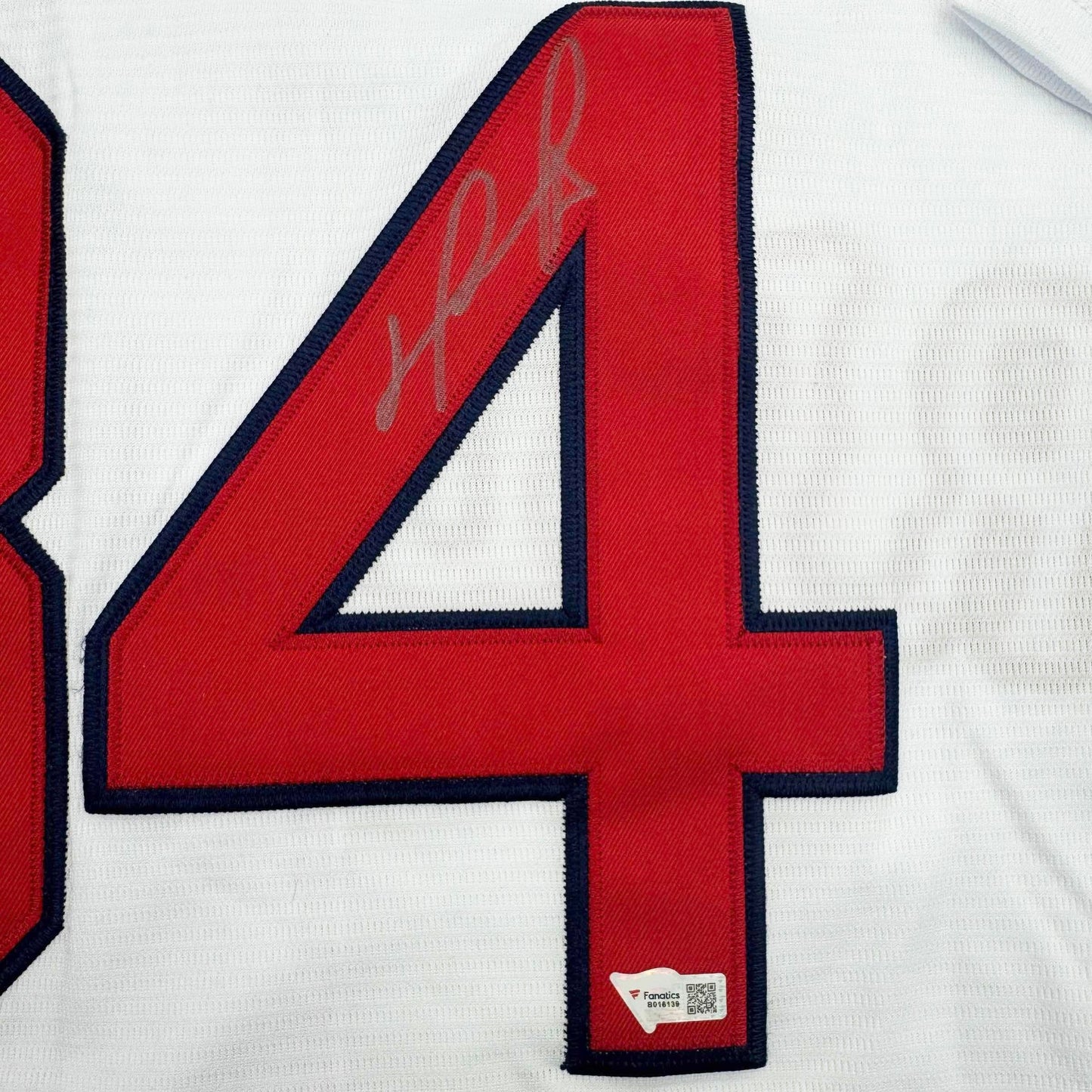Autographed/Signed David Ortiz Boston Red Sox White Baseball Jersey Fanatics COA