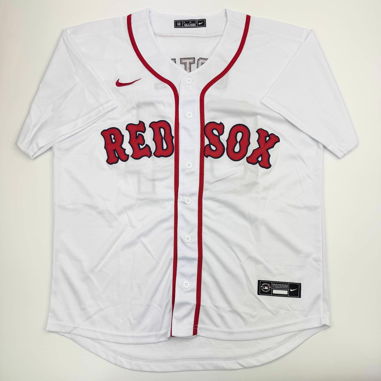 Autographed/Signed David Ortiz Boston Red Sox White Baseball Jersey Fanatics COA
