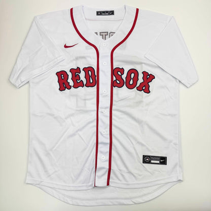 Autographed/Signed David Ortiz Boston Red Sox White Baseball Jersey Fanatics COA