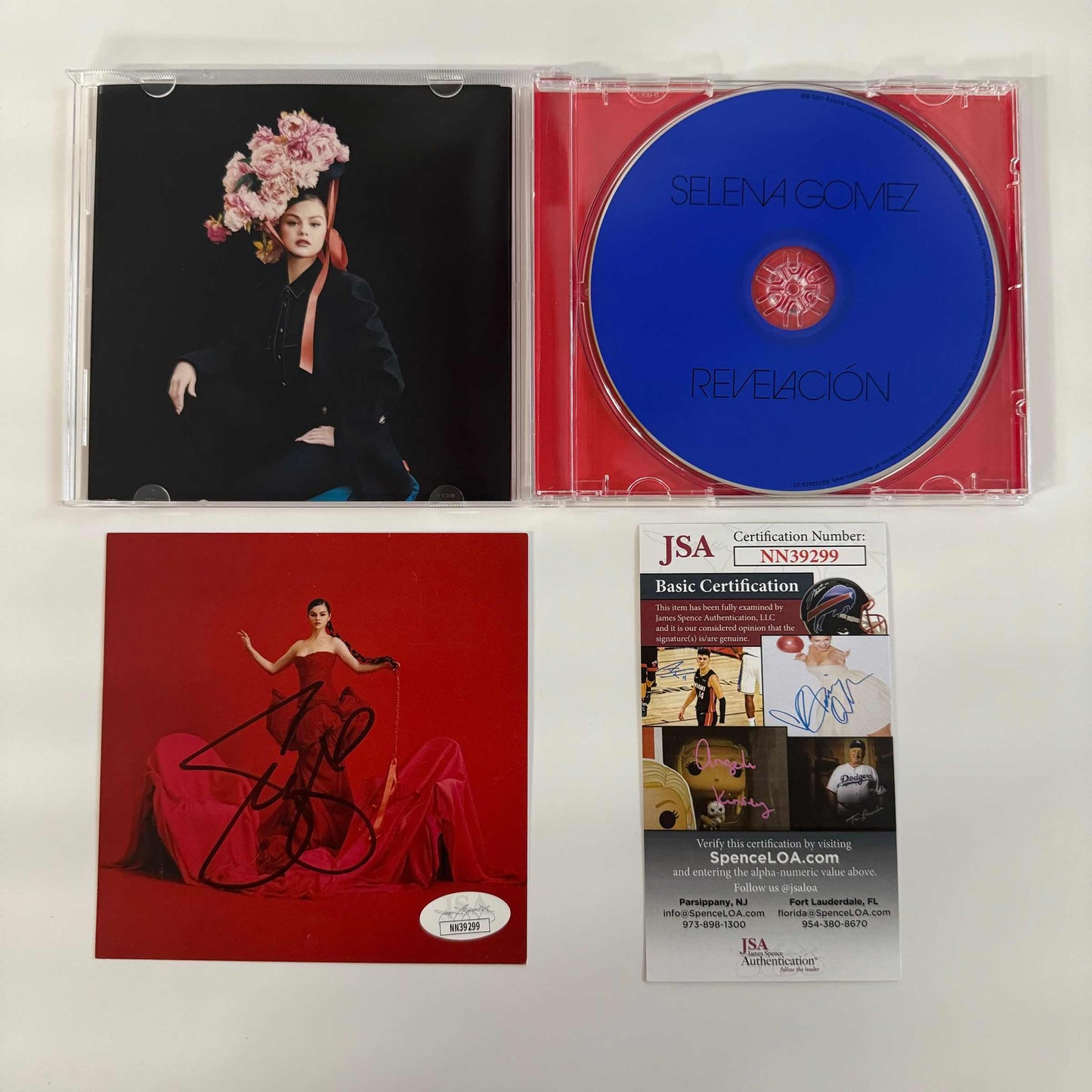 Autographed/Signed Selena Gomez Revelacion Album CD Cover Disk JSA COA