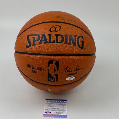 Autographed/Signed Luka Doncic Dallas Mavericks Spalding Full Size FS Basketball PSA/DNA COA