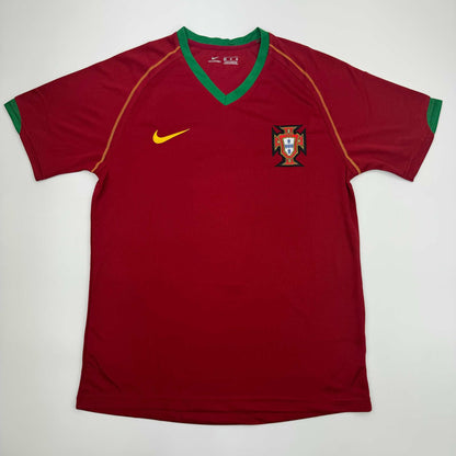 Autographed/Signed Luis Figo Portugal Soccer Team World Cup Jersey JSA COA