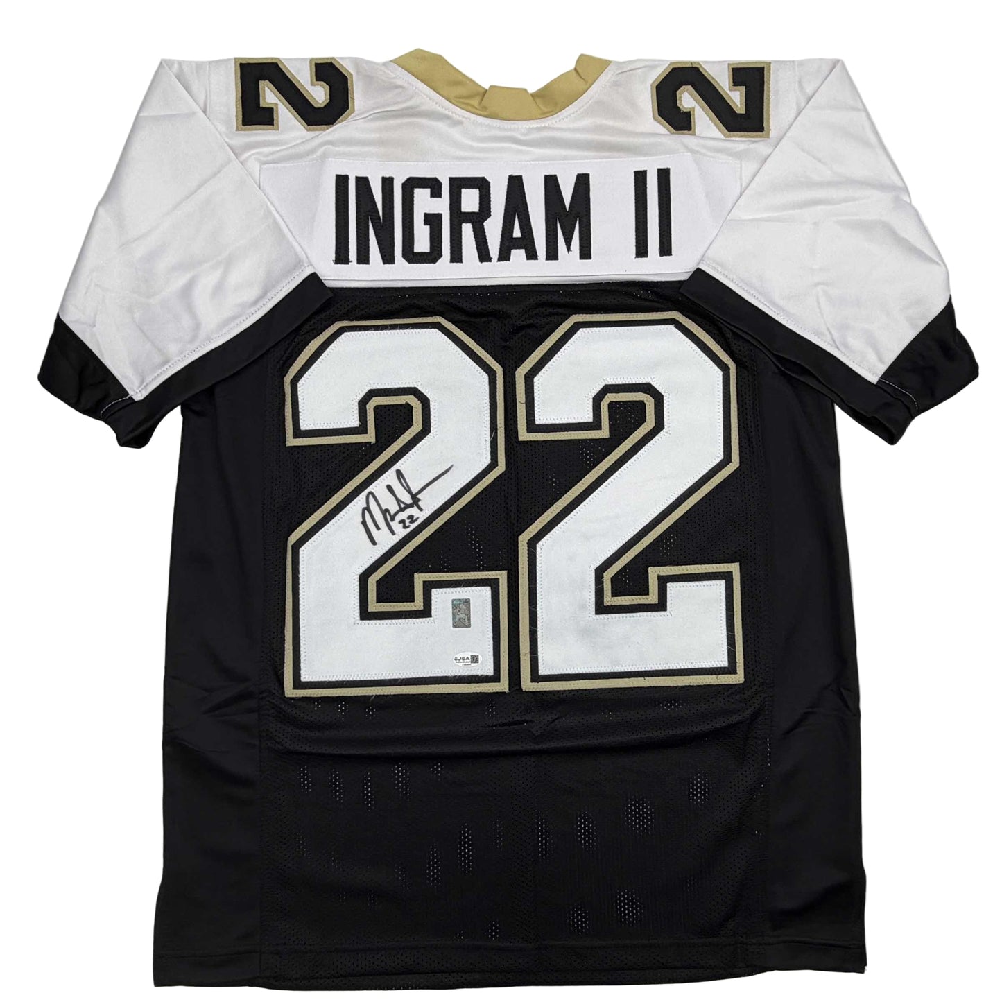 Autographed/Signed Mark Ingram II New Orleans Black Alternate Football Jersey JSA COA