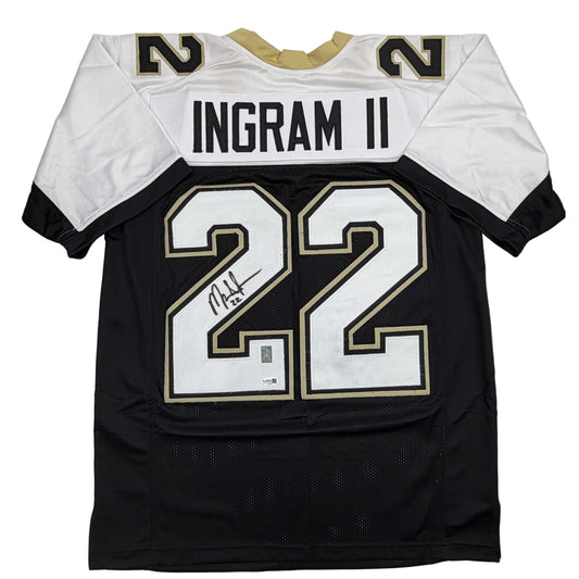 Autographed/Signed Mark Ingram II New Orleans Black Alternate Football Jersey JSA COA