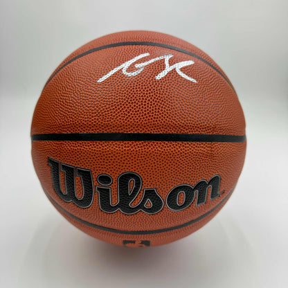 Autographed/Signed Austin Reaves Los Angeles Lakers Full Size Wilson Basketball Beckett BAS COA