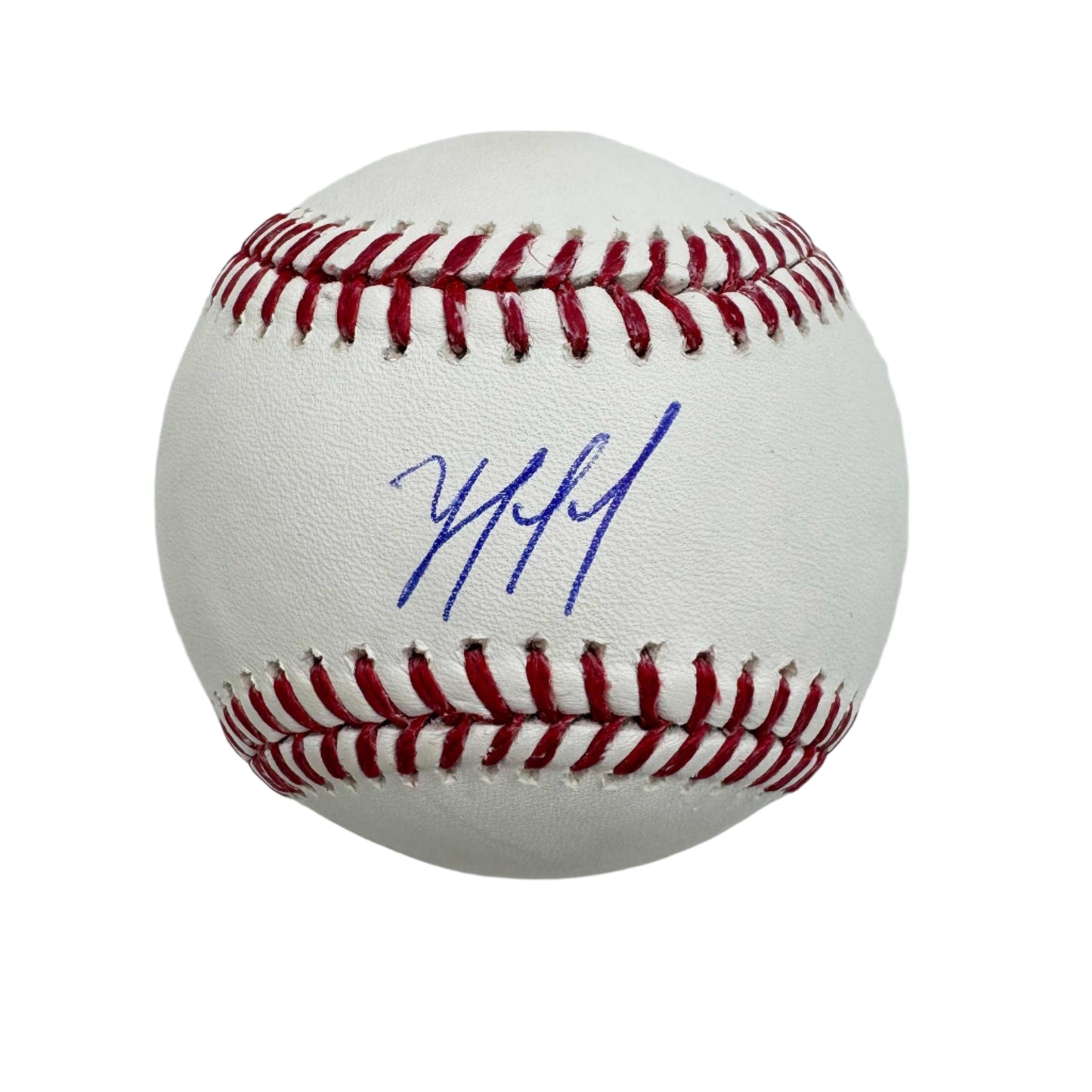 Autographed/Signed Yordan Alvarez Rawlings Official Major League ROML Baseball JSA COA