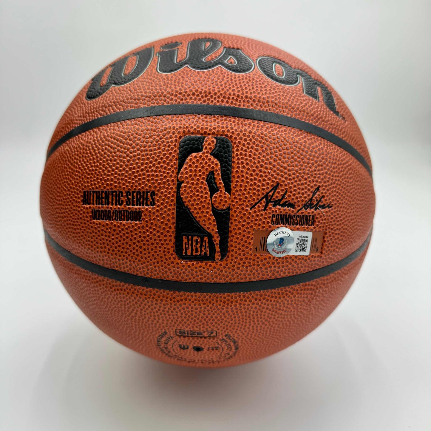 Autographed/Signed Austin Reaves Los Angeles Lakers Full Size Wilson Basketball Beckett BAS COA