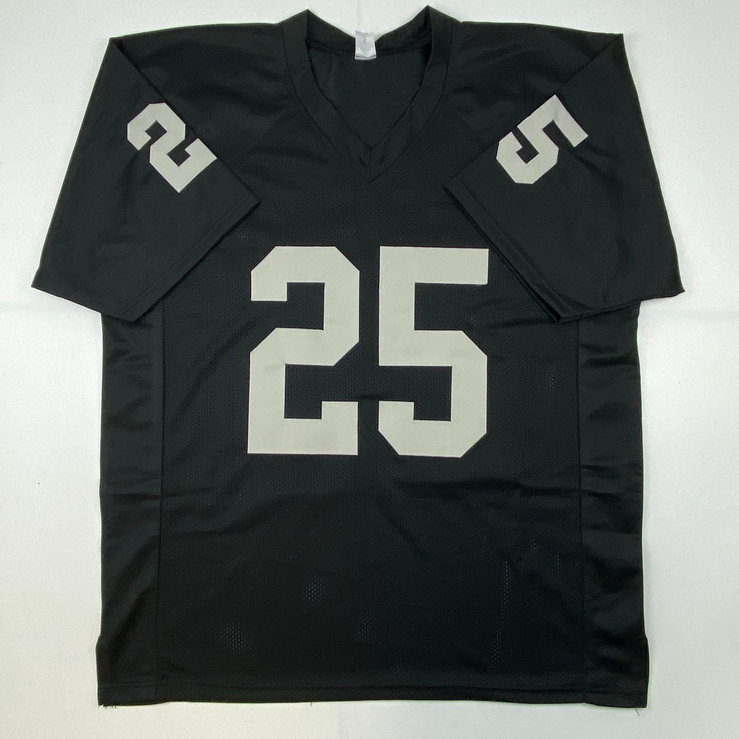 Autographed/Signed Trevon Moehrig Las Vegas Oakland Black Football Jersey JSA COA