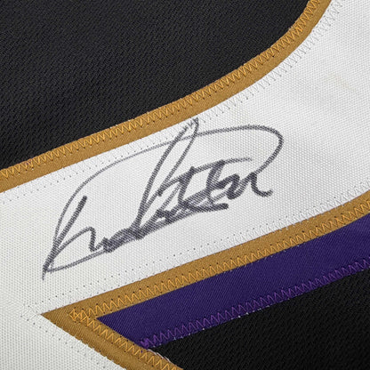 Autographed/Signed Derrick Henry Baltimore Black Football Jersey JSA COA