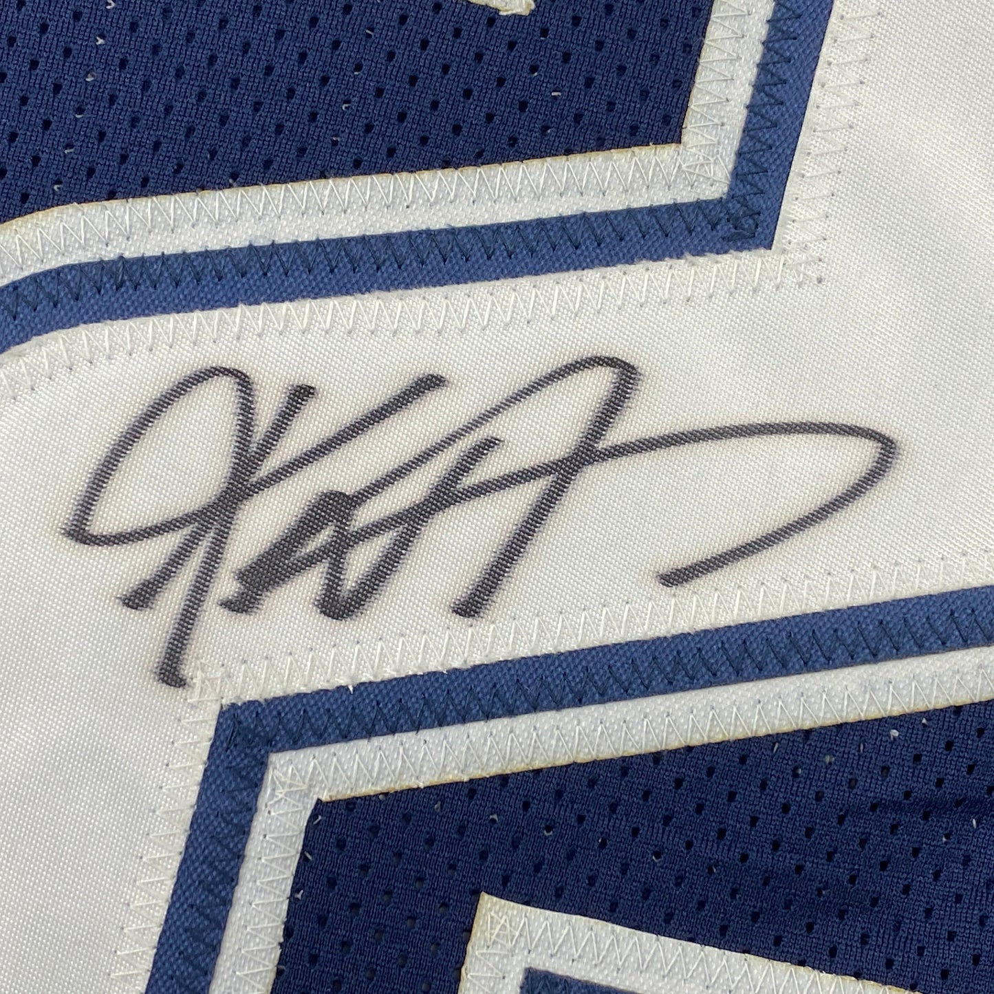 Autographed/Signed Keanu Neal Dallas Blue Football Jersey PSA/DNA COA