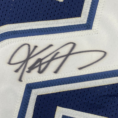 Autographed/Signed Keanu Neal Dallas Blue Football Jersey PSA/DNA COA