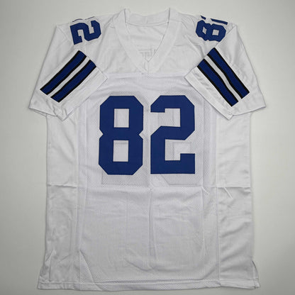 Autographed/Signed Jason Witten Dallas White Football Jersey Beckett BAS COA