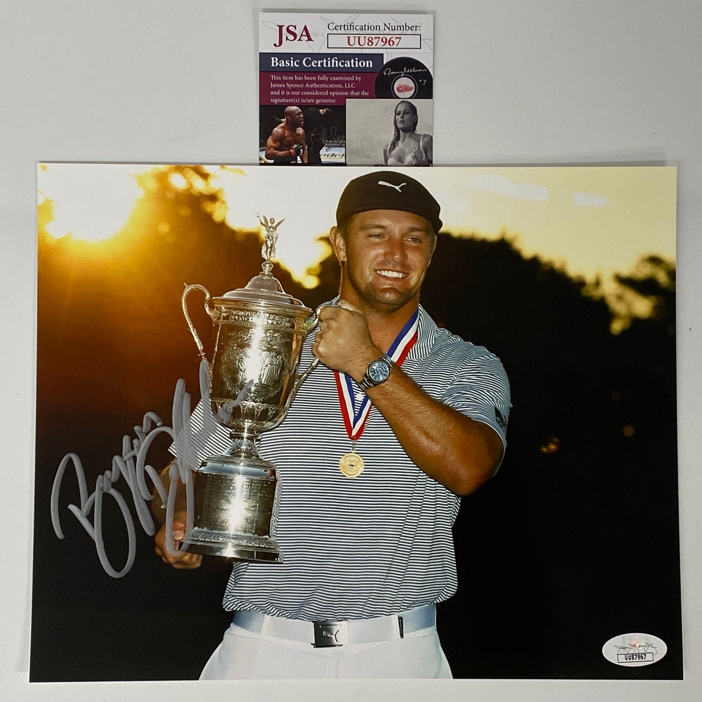 Autographed/Signed Bryson DeChambeau PGA Tour 8x10 Golf Photo JSA COA