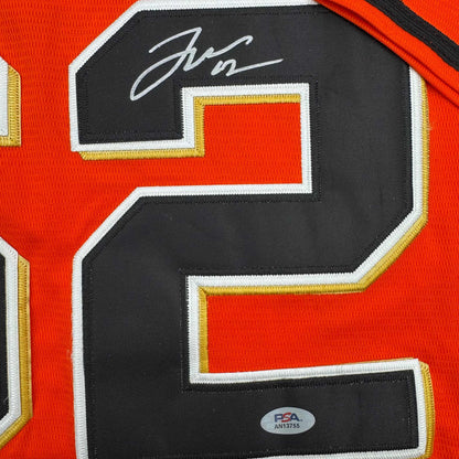 Autographed/Signed Logan Webb San Francisco Orange Baseball Jersey PSA/DNA COA