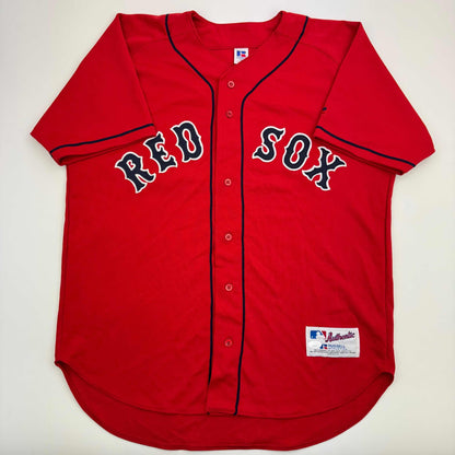 Autographed/Signed Pedro Martinez "CY 97-99-00" Boston Red Baseball Jersey JSA COA