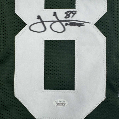 Autographed/Signed James Jones Green Bay Green Football Jersey JSA COA
