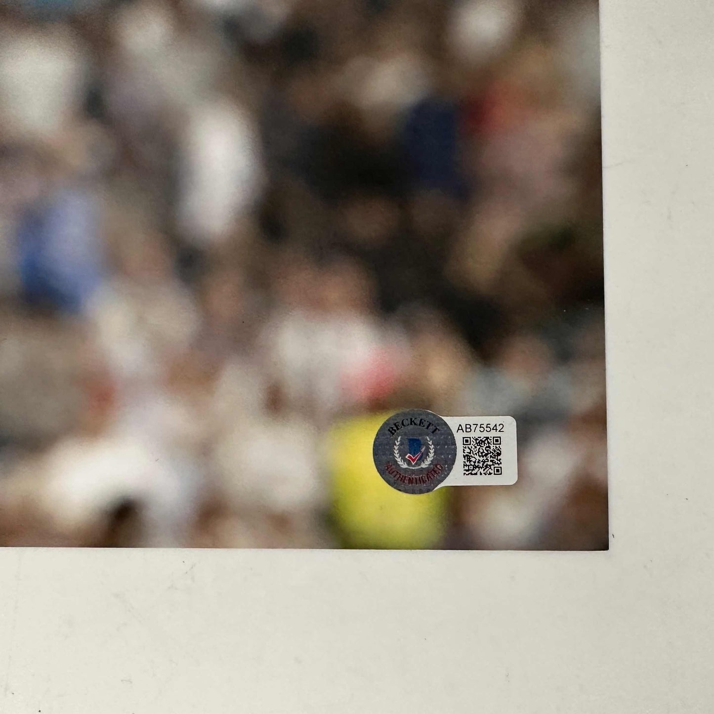 Autographed/Signed Lionel Leo Messi FC Barcelona 12x16 Soccer Photo Beckett BAS COA #3