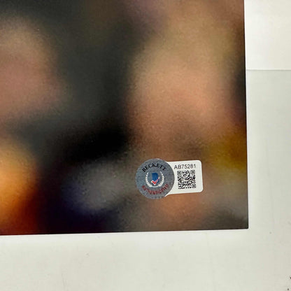 Autographed/Signed Lionel Leo Messi FC Barcelona 12x16 Soccer Photo Beckett BAS COA #2